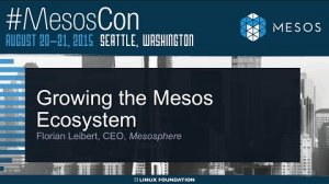 Embedded thumbnail for Keynote: Growing the Mesos Ecosystem
