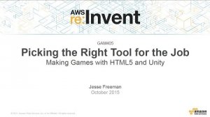 Embedded thumbnail for AWS re:Invent 2015 | (GAM405) Right Tool For The Job: Making Games w/HTML5 &amp;amp; Unity