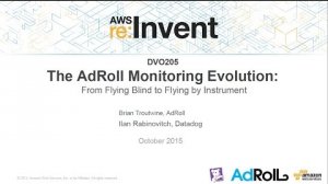 Embedded thumbnail for AWS re:Invent 2015 | (DVO205) Monitoring Evolution: Flying Blind to Flying by Instrument