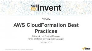 Embedded thumbnail for AWS re:Invent 2015 | (DVO304) AWS CloudFormation Best Practices