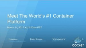 Embedded thumbnail for Meet The World&amp;#039;s #1 Enterprise Container Platform
