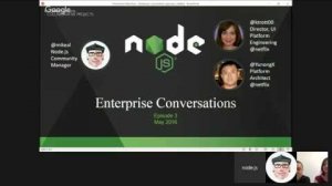 Embedded thumbnail for Node.js Foundation Enterprise Conversation - Episode 3 - Kim Trott and Yunong Xiao, Netflix