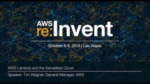 Embedded thumbnail for AWS re:Invent 2015 | (CMP301) AWS Lambda and the Serverless Cloud