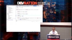 Embedded thumbnail for DevNation 2015 - Productive Java EE and HTML5 developement