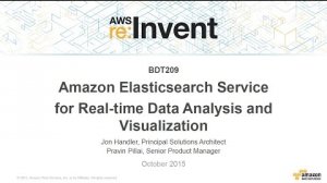 Embedded thumbnail for AWS re:Invent 2015 | (BDT209) New! Amazon Elasticsearch Service for Real-time Analytics and Visualization