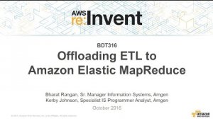 Embedded thumbnail for AWS re:Invent 2015 | (BDT316) Offloading ETL to Amazon Elastic MapReduce