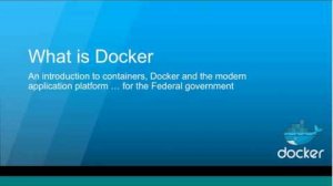 Embedded thumbnail for Docker 101 for Federal Agency IT