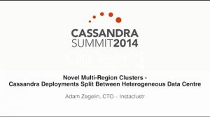 Embedded thumbnail for Instaclustr: Multi-Region Clusters — Cassandra Deployments Split Between Heterogeneous Data Centre