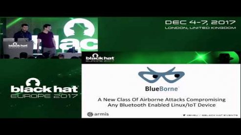 Embedded thumbnail for BlueBorne - A New Class of Airborne Attacks that can Remotely Compromise Any Linux/IoT Device