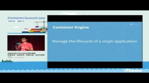 Embedded thumbnail for Container Summit 2016 - 容器技術對分佈式系統的最佳化實踐：配置管理、服務發現、數據存儲、監控和跟蹤 